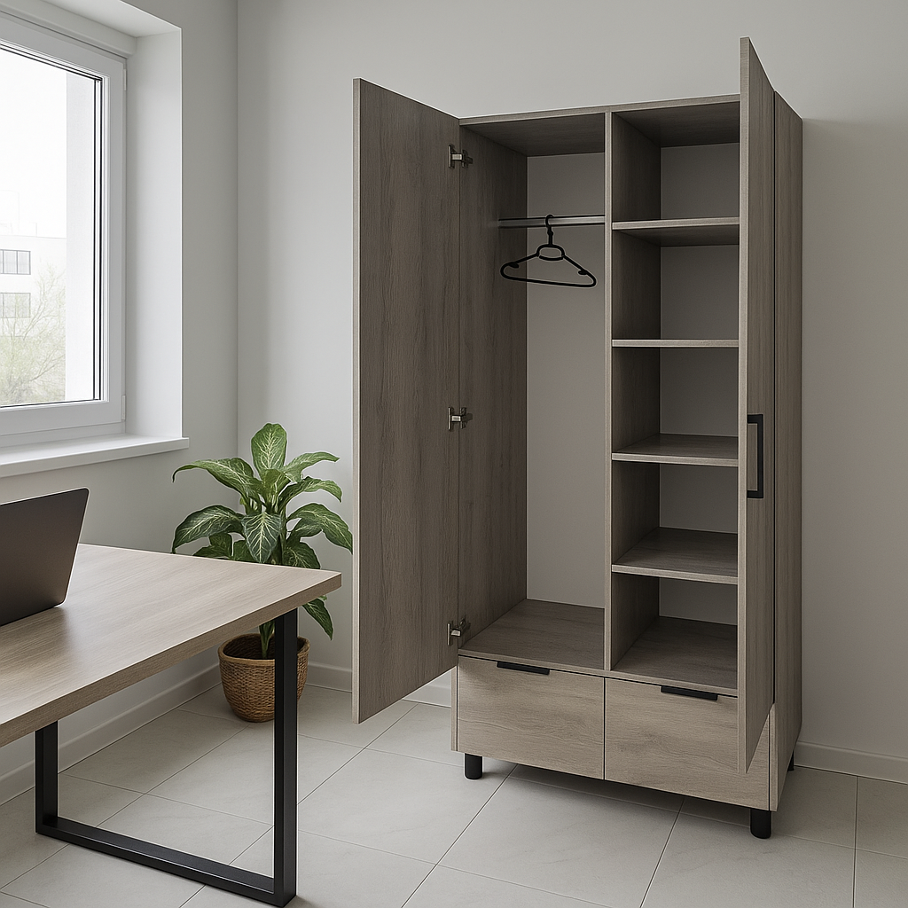 Шкаф платяной К-2 Mix*2