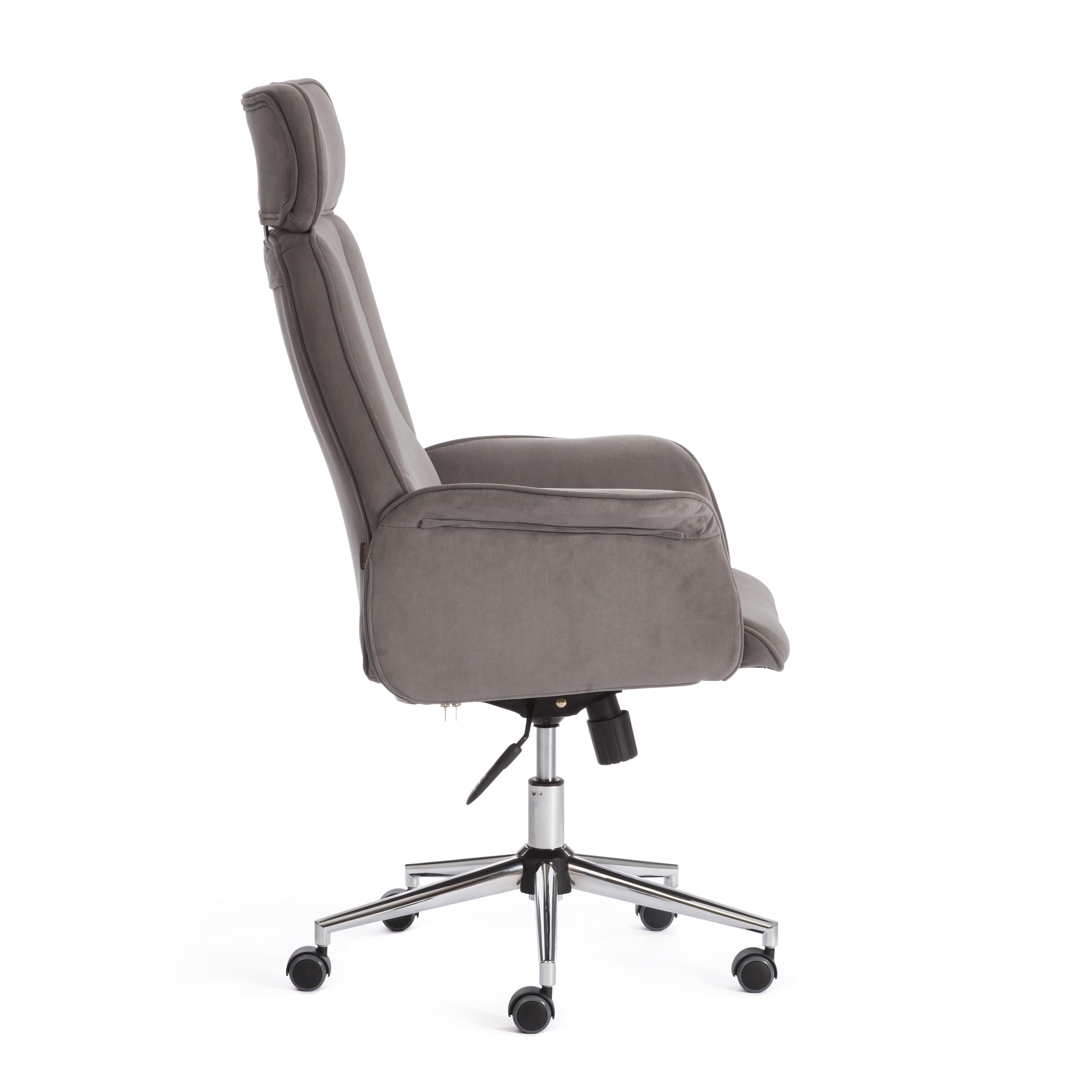 Кресло CHARM флок, серый, 29