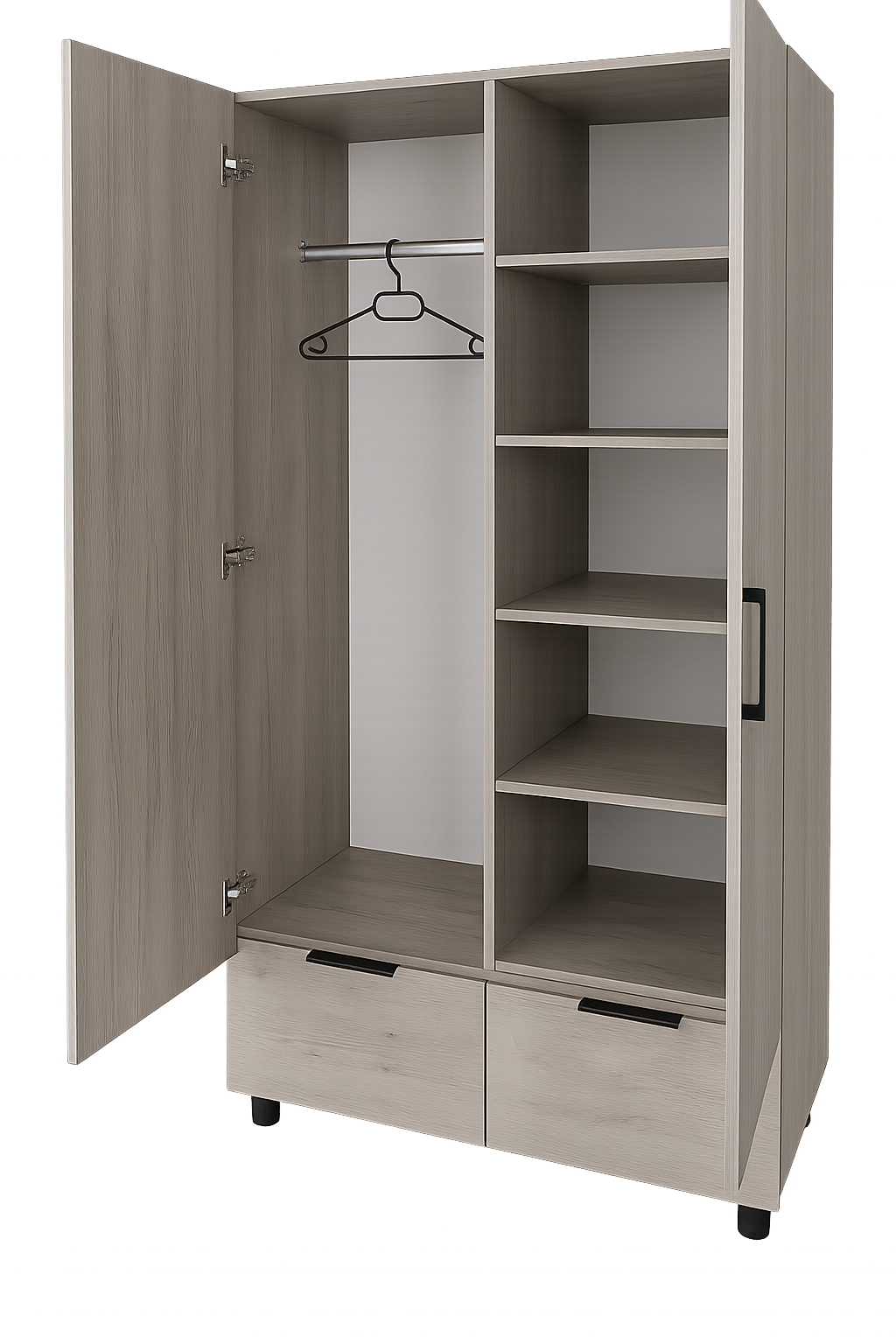 Шкаф платяной К-2 Mix*2