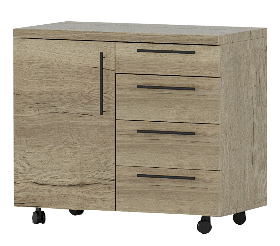 Тумба приставная на роликах Т-6.2