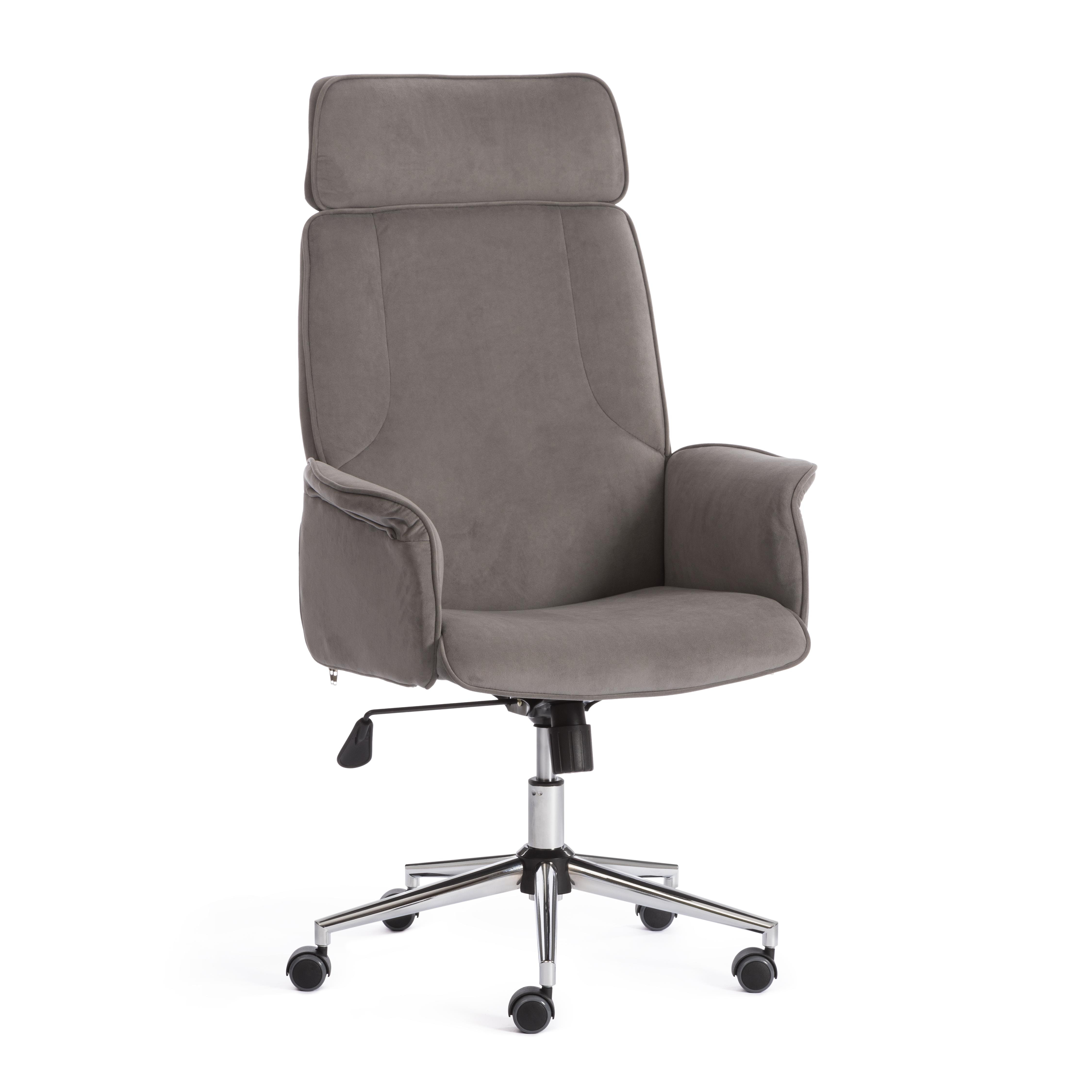 Кресло CHARM флок, серый, 29